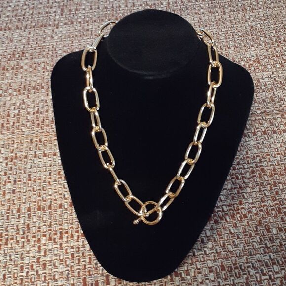 New Sugarfix By Baublebar 16" Goldtone Nicklefree Necklace New With Tags - Picture 1 of 2